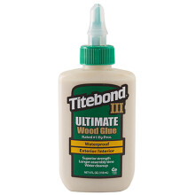 Titebond III Ultimate Wood Glue (118.3 ml) - Waterproof, Strong Adhesive for Woodworking, Furniture, and Craft Projects