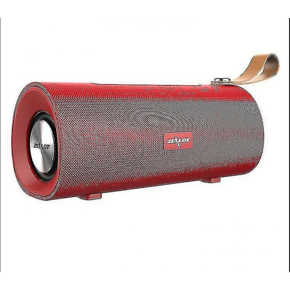 Stereo Bluetooth Speaker Portable Bass Subwoofer Boombox Wireless Speaker Support Speakers(Red) Red 7547468704321