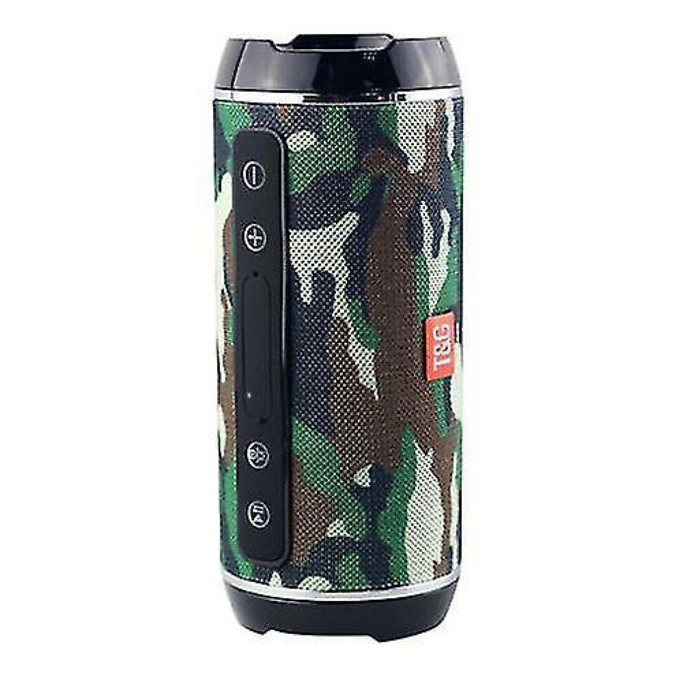 Bluetooth Speaker Tg 116 Usb / Tf / Fm Outdoor Stereo Camouflage 7547468702679