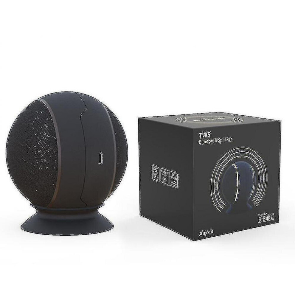 Detachable Wireless Bluetooth Speaker, Desktop Subwoofer Music Player Gray 7547468700996