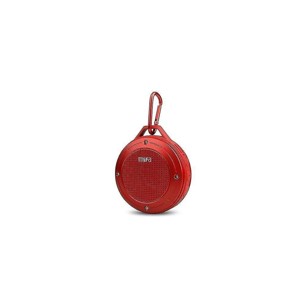 Mini Bluetooth Speaker Built-In Wireless Mifa Ixp6 With Waterproof Mic (Red) Red 7547468702990
