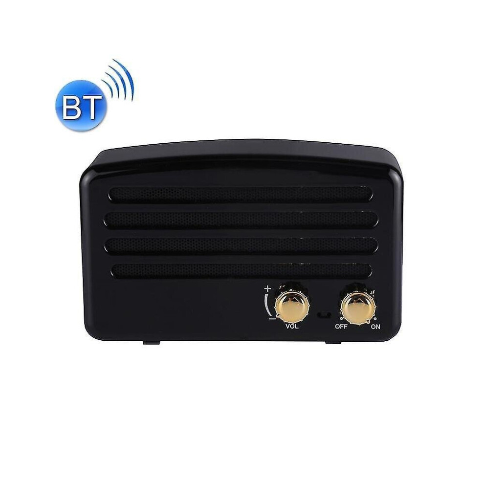 Bluetooth Speaker V4.2 Wireless Portable Stereo Speaker With Cord, Built-In Microphone Black 7547468702792