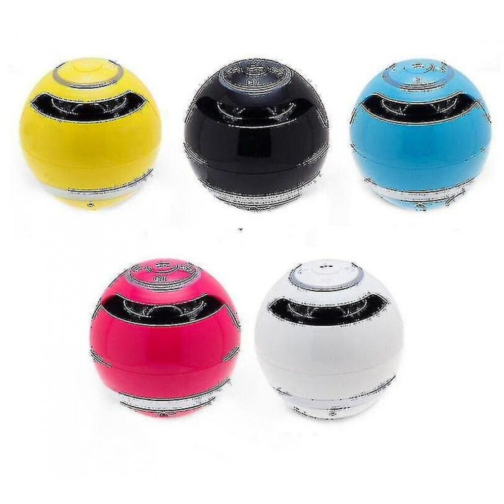 Photos - Speakers HKHBJS Round Subwoofer Outdoor Portable Wireless Bluetooth Speakeryellow