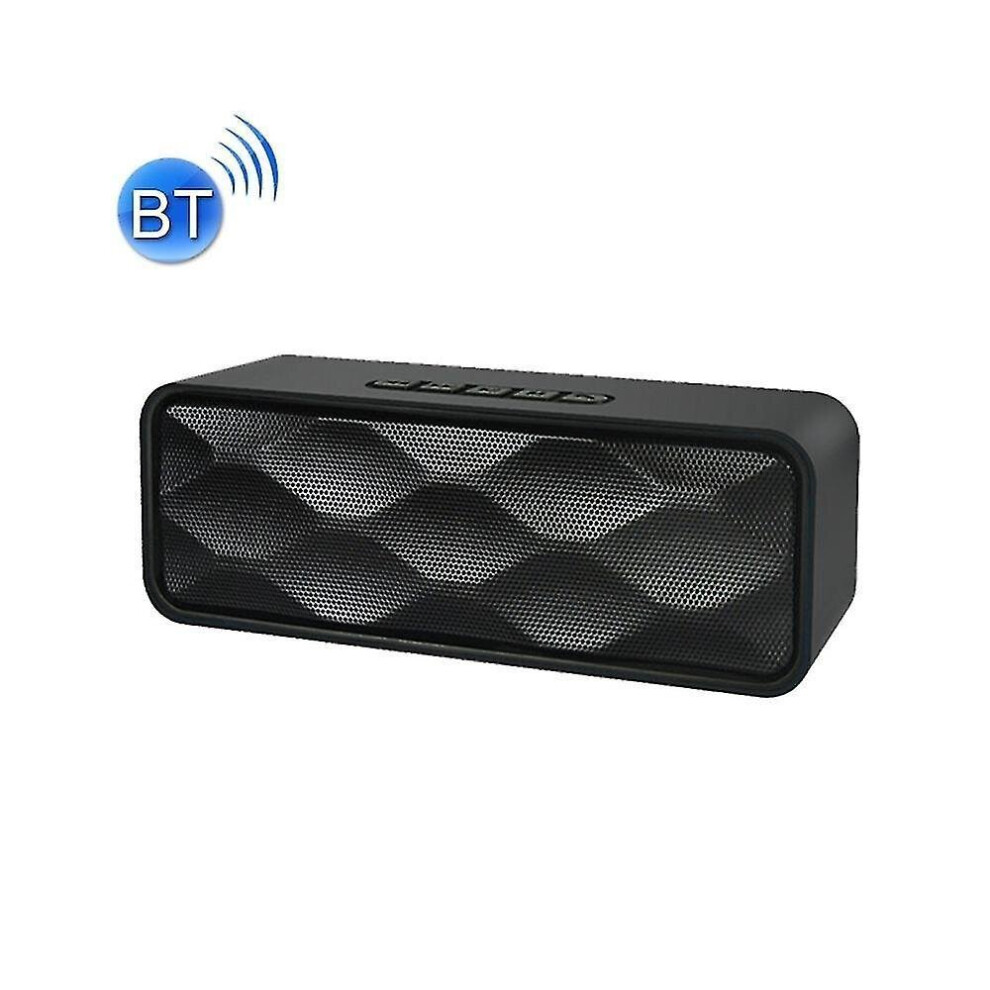 Indoor Bluetooth Speaker Multifunctional Card Music Playback Speaker, Handfree Call From Tf Black 7547468699832