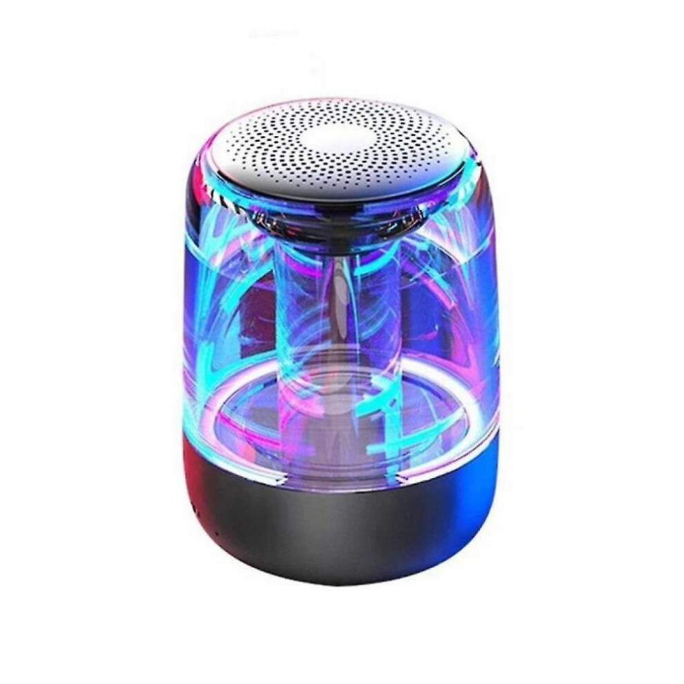 Bluetooth Speaker C7 5.0 Transparent Led Speaker Lighted Subwoofer Tws 6D Surround Hifi Stereo Cool 7547468699054