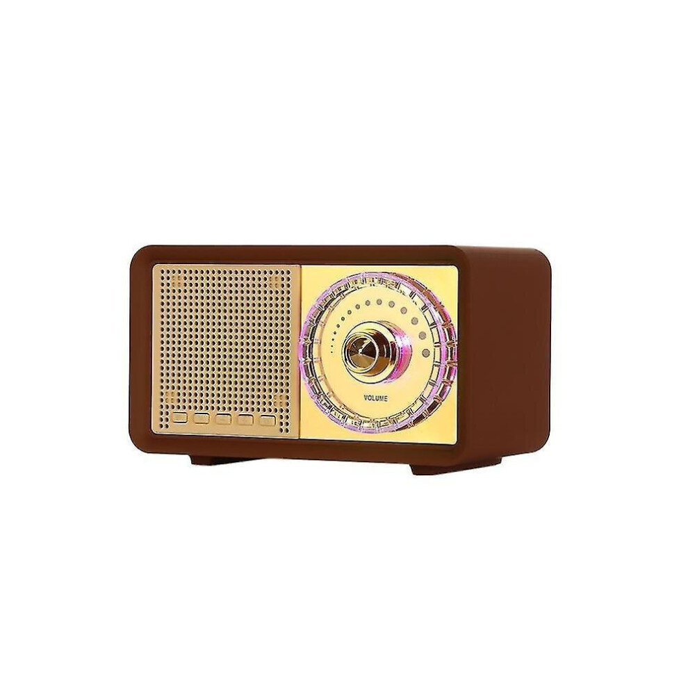 Bluetooth Speaker Retro Wireless Speaker, Support Tf Card / Aux / U Disk / Fm 7547468702341