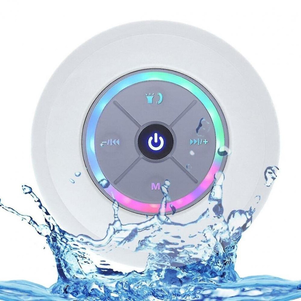 Waterproof Bluetooth Speaker Wireless Speaker Bts-08 Led Fm Radio Subwoofer Column Micro Sd Suction-image-OPC-PB5JZNQ-NEW
