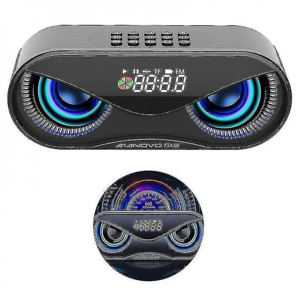 Usb Wireless Bluetooth Speaker Stereo Music Player(Black) Black 7547468697319