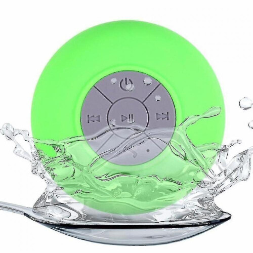 Wireless Portable Bluetooth Speaker , Waterproof And Shower Friendly.(green)