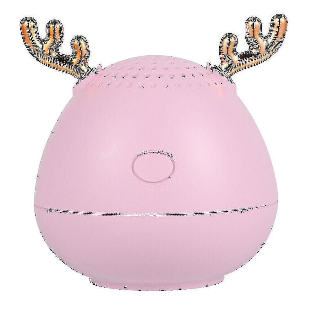 Portable Cartoon Cute Antler Bluetooth Music Player Loudspeakerpink-image-OPC-PB5K2TG-NEW