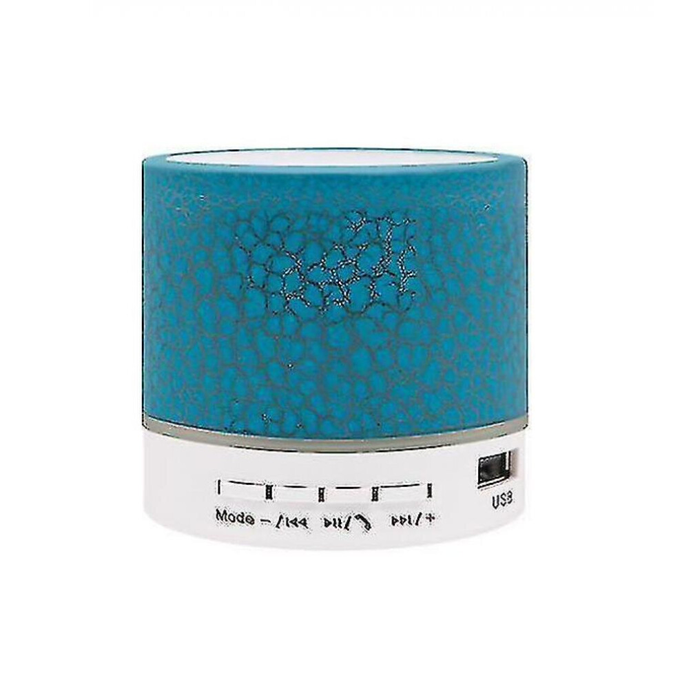 Hkhbjs Light/Blue Crack Bluetooth Speaker, Mini Subwoofer Wireless Emitting Speaker(Blue)