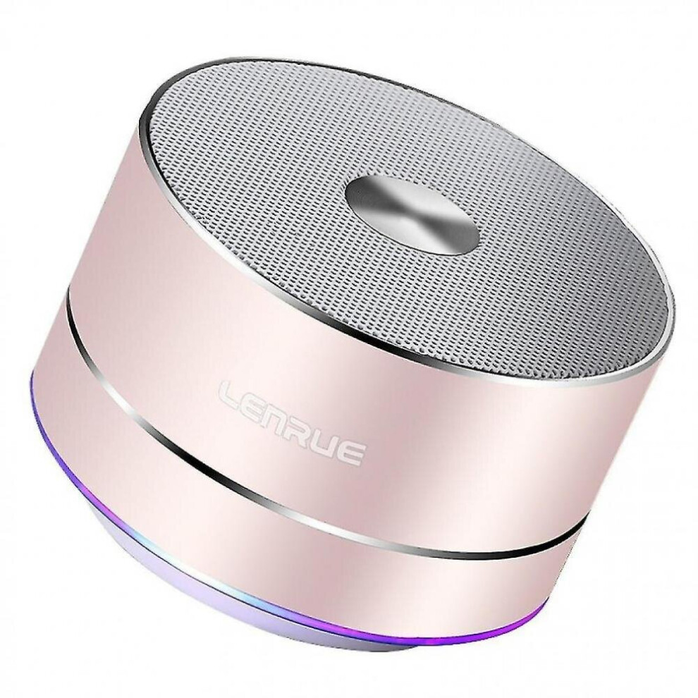 Bluetooth Speaker Lenrue Portable Wireless Speaker Led Stereo Speakers With Built-In Mic Mp3 Mini Su 7547468689703