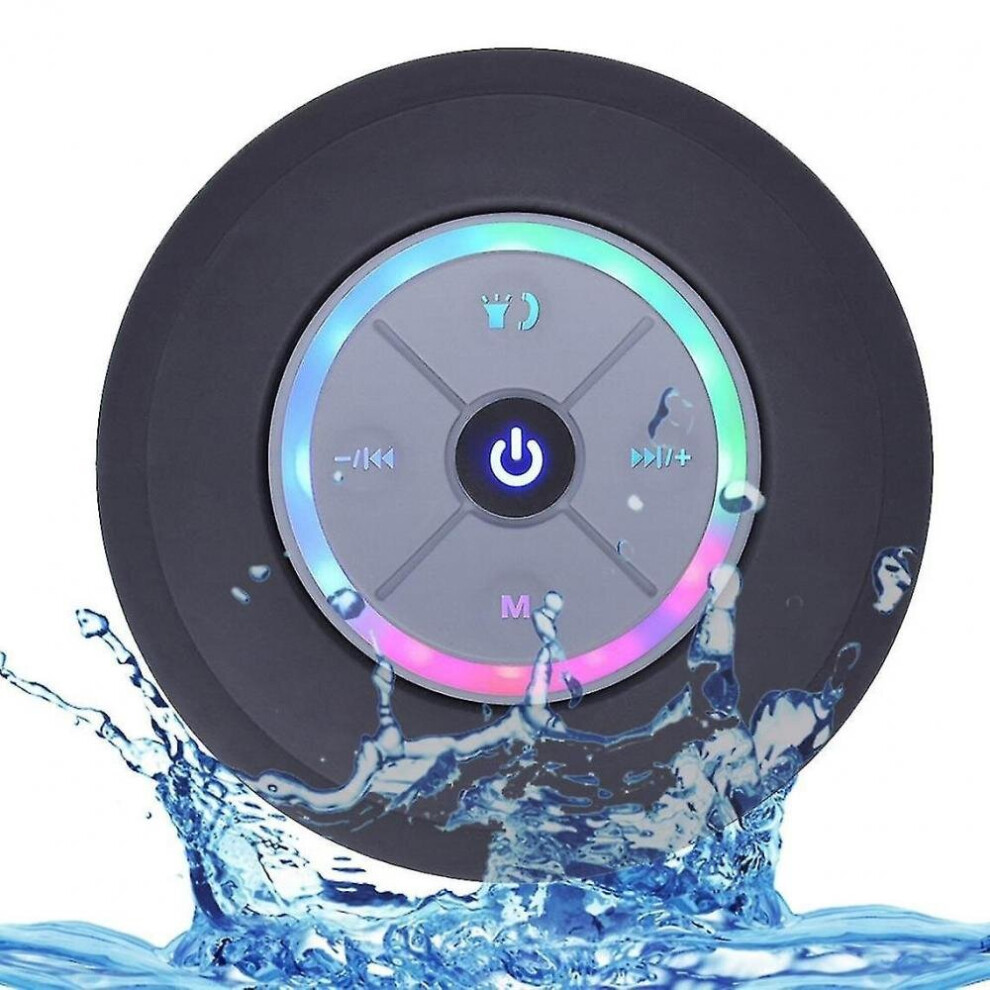 Waterproof Bluetooth Speaker Wireless Speaker Bts-08 Led Fm Radio Subwoofer Column Micro Sd Card 7547468701856