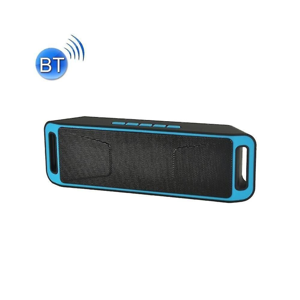 Indoor Tooth Speaker Multifunctional Card Music Playback Speaker, Handfree Call Of Tf Amp Blue 7547468701702