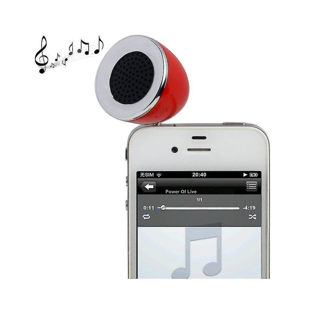 Iphone Speaker The For Iphone, Galaxy, Huawei, Xiaomi, Lg, Htc And Other Smartphone 3.5Mm Cell P Red 7547468701771