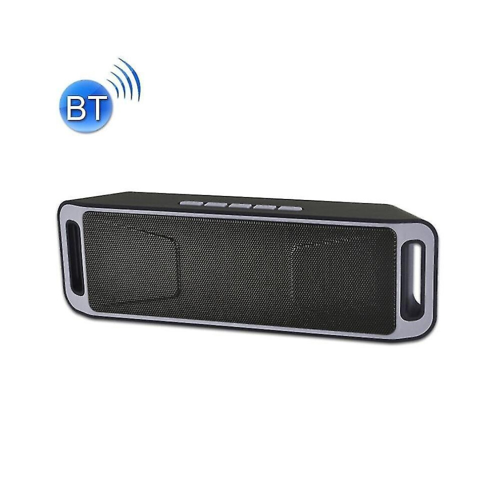 Indoor Bluetooth Speaker Multifunctional Card Music Playback Speaker, Handfree Call Gray 7547468700422