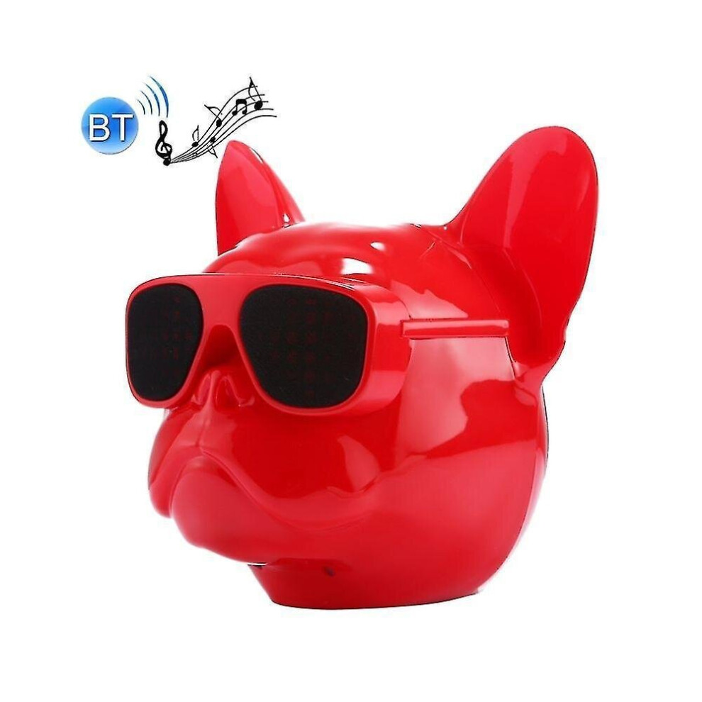 Indoor Bluetooth Speaker For Cell Phones / Tablets / Laptops, Tf Card Aux Input, Bluetooth Dis Red 7547468700545