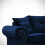 MN Furniture (Blue ) Modern Plush Velvet Luxury Corner Sofa - 4 Colors 4