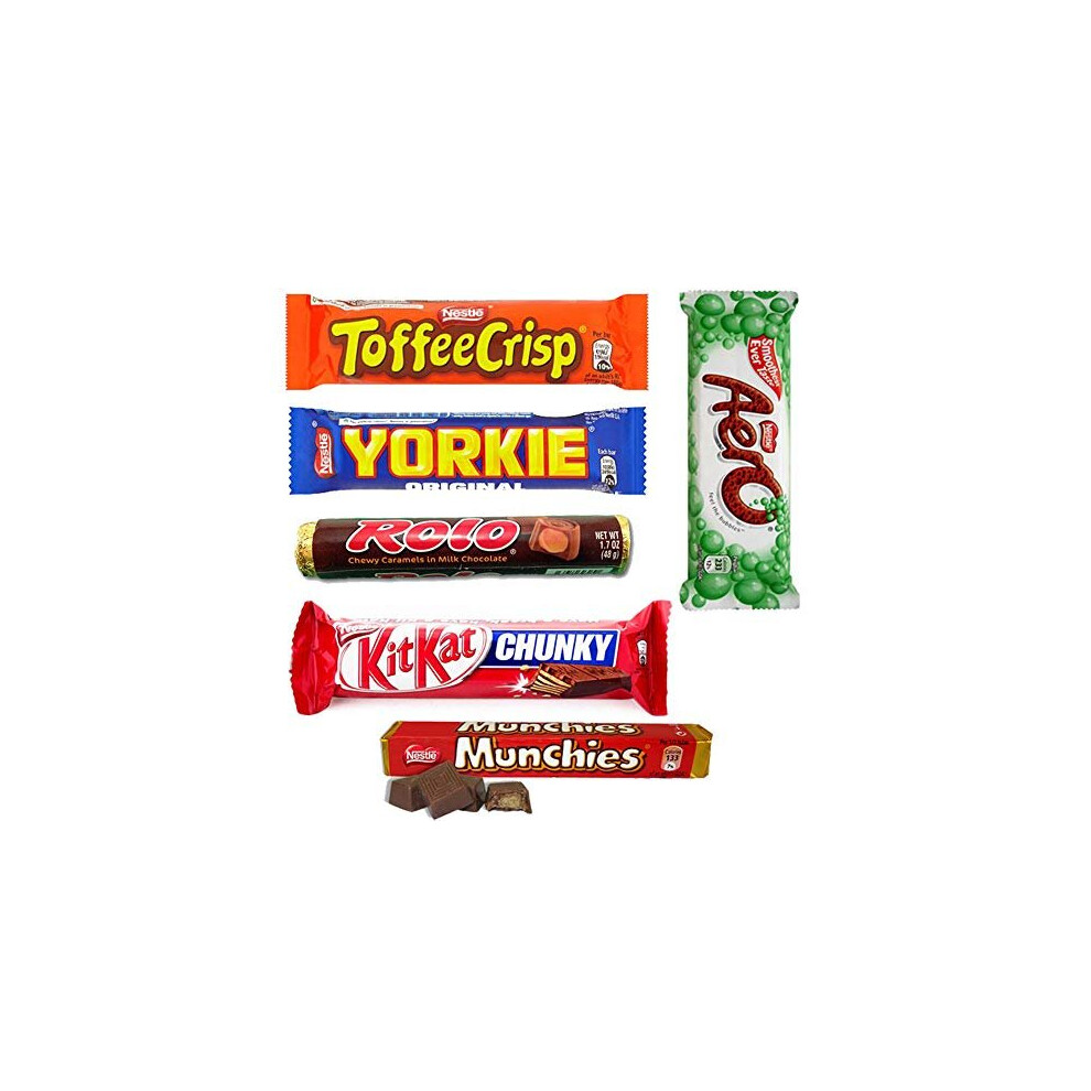 Nestle Variety 6 Pack Chocolate Bars 264g Pack of 6