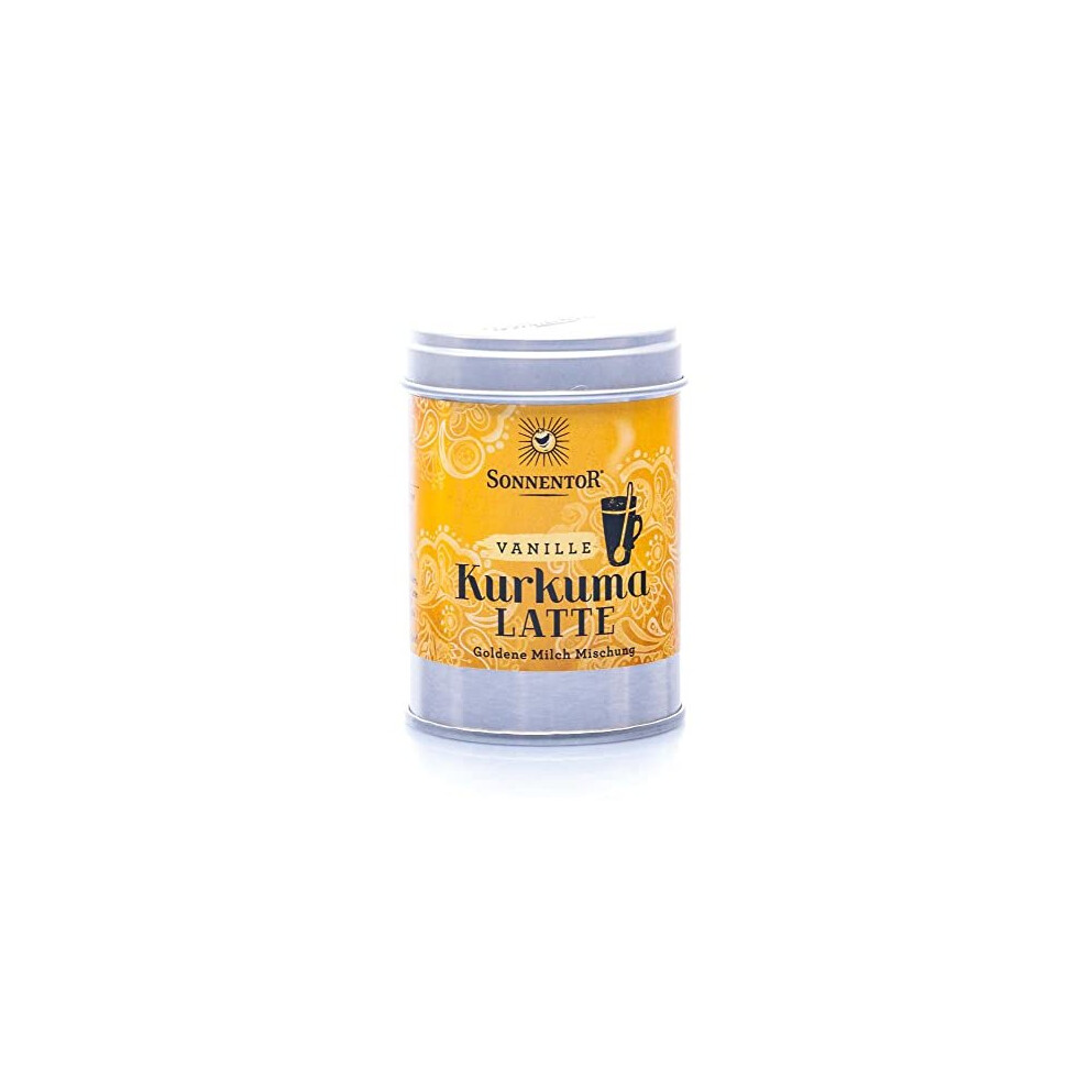 Sonnentor Golden Organic Turmeric Latte Vanilla Milk (Tin) 60G (Pack Of 1)
