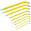 Rolson Rolson 40362 9 pc IMP Long Arm Ball Ended Hex Key Set 1