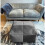 (Grey) Velvet Beanbag Mega Cube Beanbags Pouffe Bean Bag 1