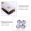 10PCS zinc alloy glass fixed bracket 10mm with base 3