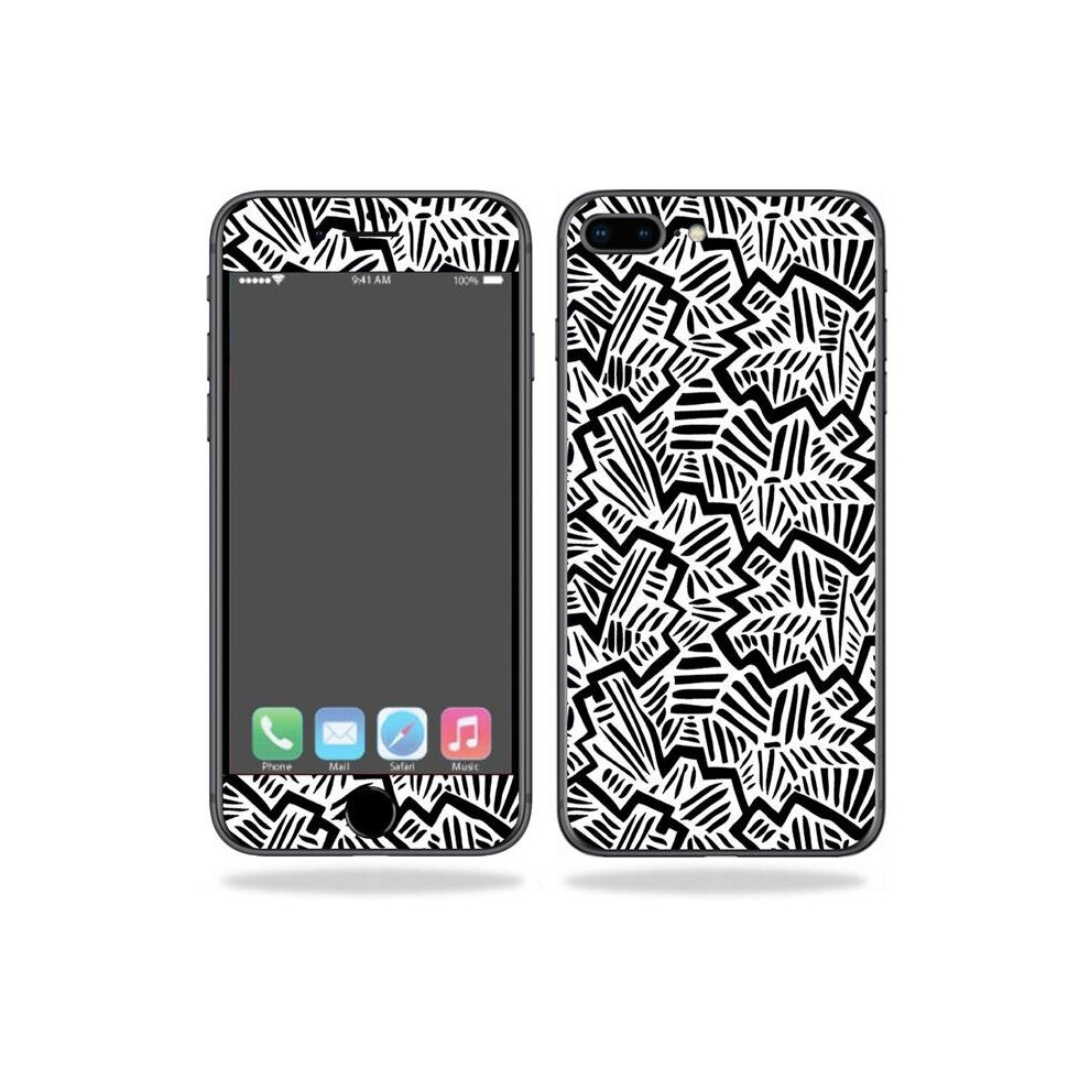 MightySkins APIPH8PL-Abstract Black Skin Decal Wrap for Apple iPhone 8 Plus - Abstract Black-image-OPC-PB5KNB5-NEW