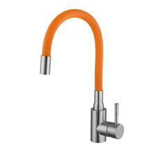 (Orange) flexible kitchen faucet stainless steel kitchen mixer tap hot cold water sink faucet kitchen faucet nozzle