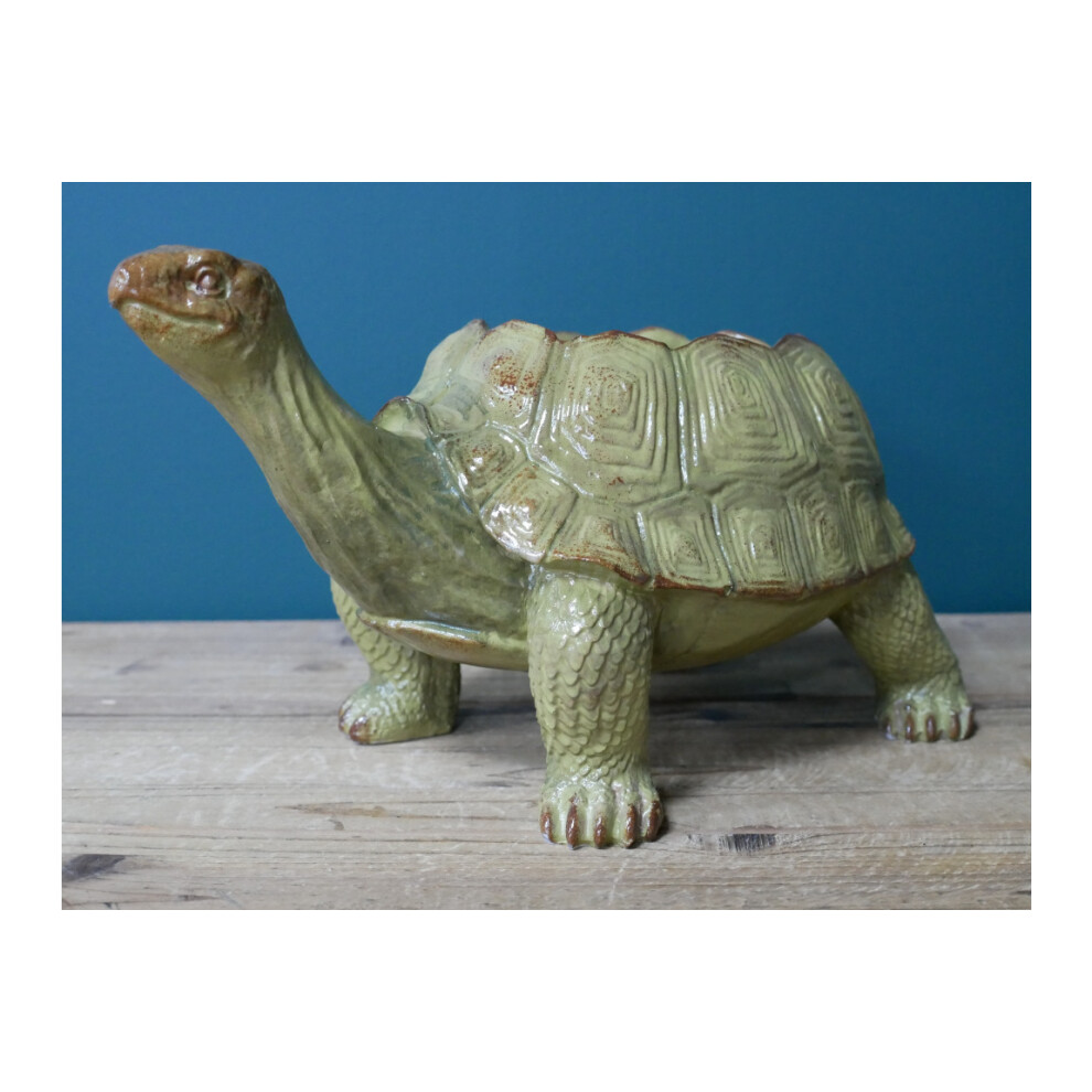 Quirky Garden Plant Pot Holder | Tortoise | Resin