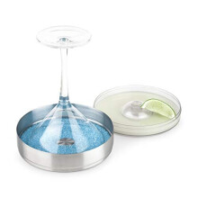 Final Touch Cocktail Rimmer 1 Tier – Frost for Stainless Steel Glass Diameter 15 cm