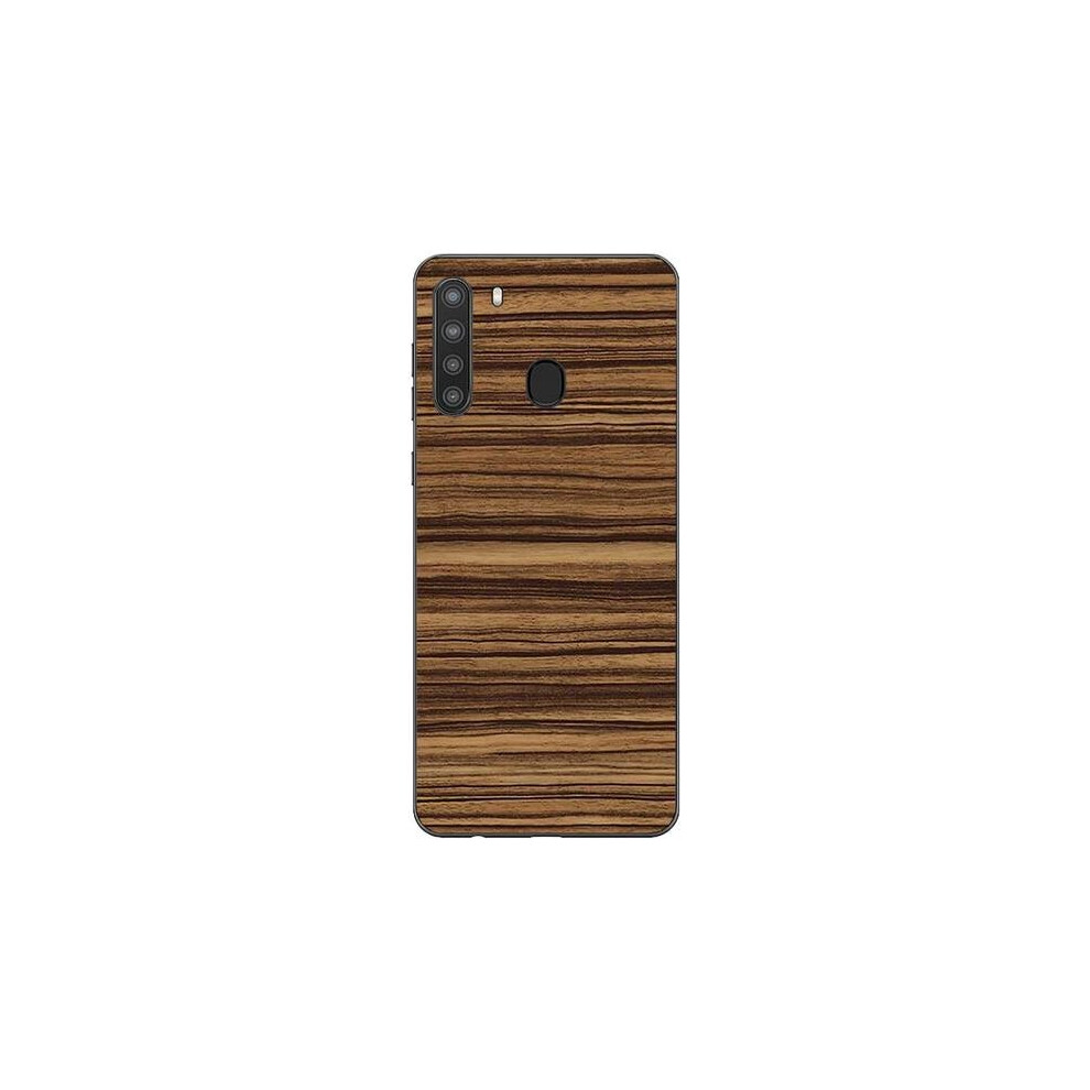 MightySkins SAGA21-Dark Zebra Wood Skin Decal Wrap for Samsung Galaxy A21 Sticker - Dark Zebra Wood-image-OPC-PB5M5PF-NEW