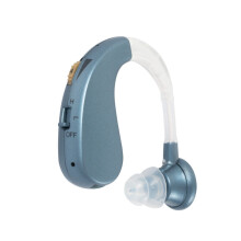 (Blue) USB Rechargeable Mini Digital Sound Amplifier Hearing Aid