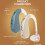 (Blue) USB Rechargeable Mini Digital Sound Amplifier Hearing Aid 16