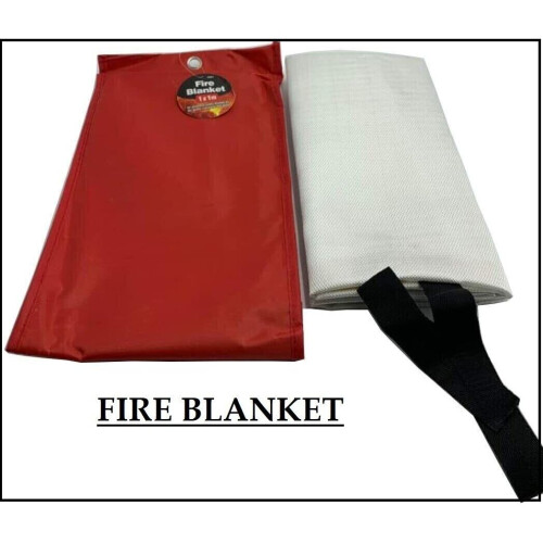 Fire Blanket Flame Safety Cover For Emergency Caravan, Kitchen