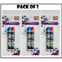 (PACK OF 3) BINGO DABBER MULTI-COLOURED PENS FOR BINGO TICKETS