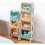 Toy Storage Basket Children's Organiser Mobile 4 layer Plastic Trolley 5
