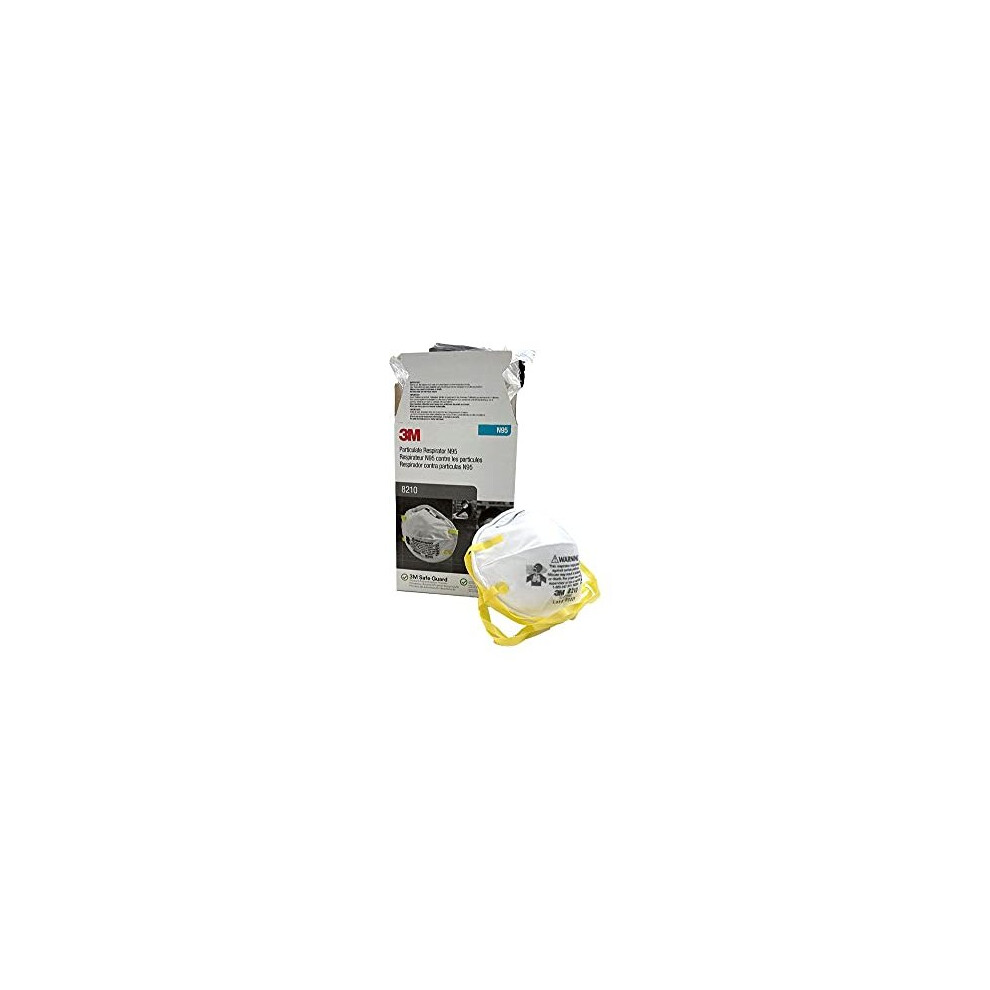 3M Oh/Esd Dust Mask W/Valve 8210 Woodworking 1 Box (20 per Box )