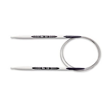 Prym Circular Knitting Pins/Needles, Ergonomic Design, 5mm x 80cm Length, High-performance Synthetic Material, Multi-Colour, 17 x 3 x 1 cm