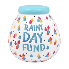Pot Of Dreams Rainy Day Fund Money Pot Save Up & Smash Money Box Gift