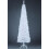 8FT White Artificial Slim Christmas Tree Xmas Decoration Noel 1
