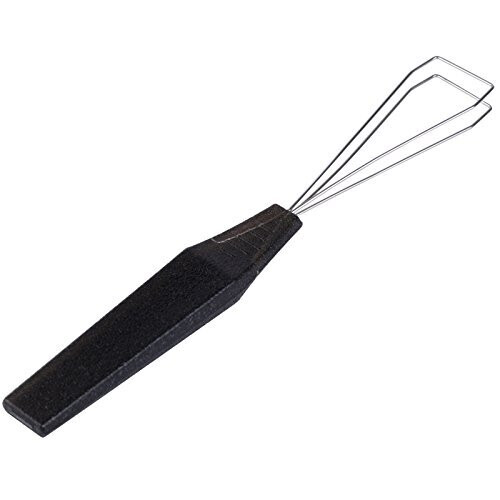 Qisan Keycap Puller Sort rustfrit st?l Keycap Removal Tool Expert til mekanisk tastatur Magicforce