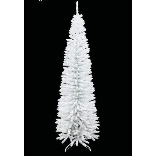 8FT White Artificial Slim Christmas Tree Xmas Decoration Noel 2