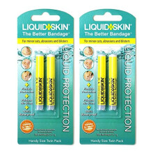 Liquid Skin® - Highly effective liquid plaster, easy to apply 'no sting' formula. Two Blister Packs (4 x 1g pipette)