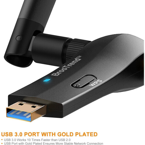 USB WiFi Adapter for PC Desktop Laptop Windows 11/10/8.1/8/7 1