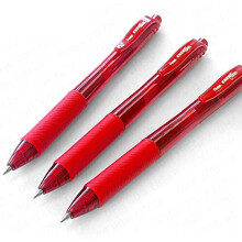 Pentel EnerGel X BL107 - Retractable Liquid Gel Ink Pen - 0.7mm - 84% Recycled - Red - Pack of 3