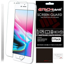 [Pack of 3] TECHGEAR ANTI GLARE Screen Protectors for iPhone SE 5G 2022/2020, iPhone 8/7 (4.7") - MATTE Screen Protectors Compatible with Apple iPhone