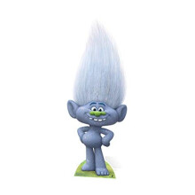 STARL CUT OUTS Glittery Grey Troll Guy Diamond, Multi-Colour
