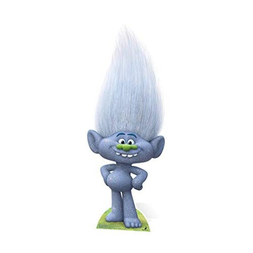 STARL CUT OUTS Glittery Grey Troll Guy Diamond, Multi-Colour