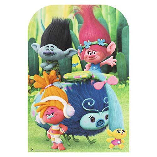 STARL CUT OUTS "Can't Stop the Feeling Left" Trolls Stand-In, Multi-Colour